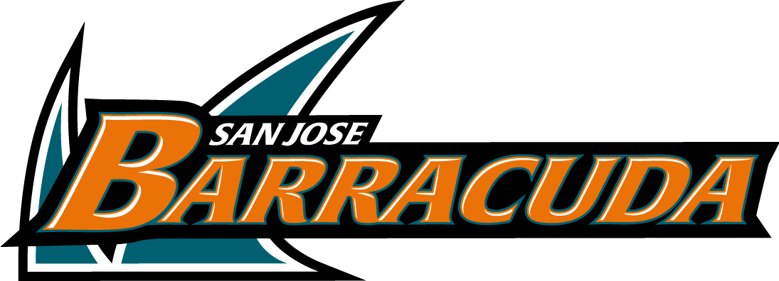 San Jose Barracuda 2015-2018 Wordmark Logo iron on heat transfer